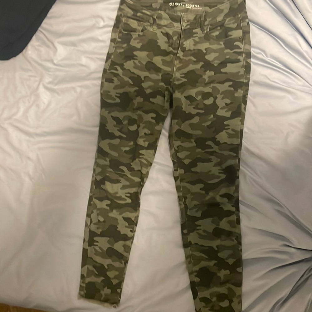 Army pants.
